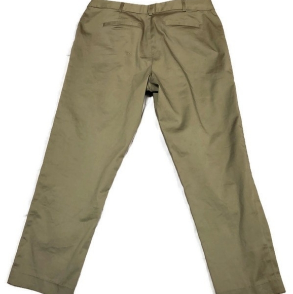 2/$20 Michael Kors cropped pants olive size 4 - Picture 3 of 9